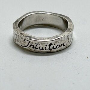 Carolyn Pollack, Sterling Silver, .925, “Intuition” Ring, Size 5, Pinky Ring